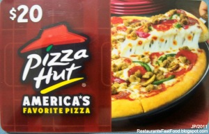 PIZZA HUT Gift Card, Pizza Hut Restaurant Pasta Wings Pizza Delivery Dine In